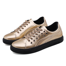 Load image into Gallery viewer, 2022 New Fashion Red Men&#39;s Skateboard Sneakers Comfortable Glitter Leather Sneakers Men Flat Low Sneakers Men zapatillas hombre